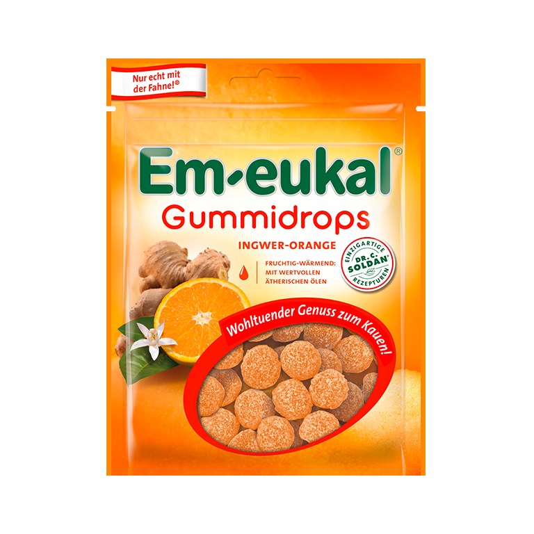 Em-eukal  Gummidrops Ingwer-Orange