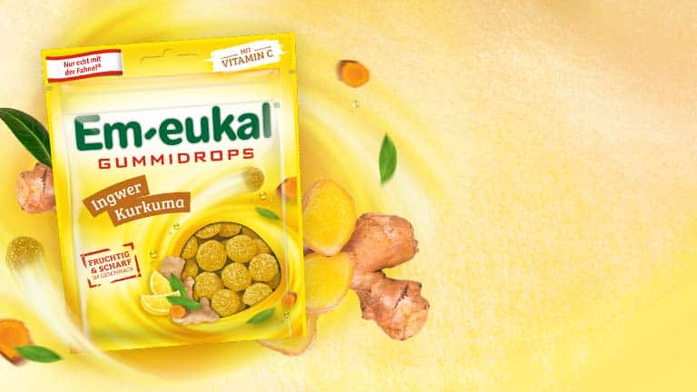 Ingwer Kurkuma Gummibonbon Gummidrops Gummibären