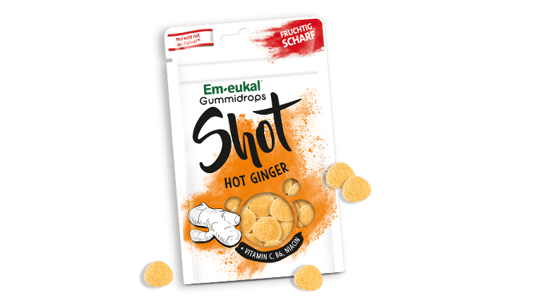Em-eukal Gummidrops Hot Ginger